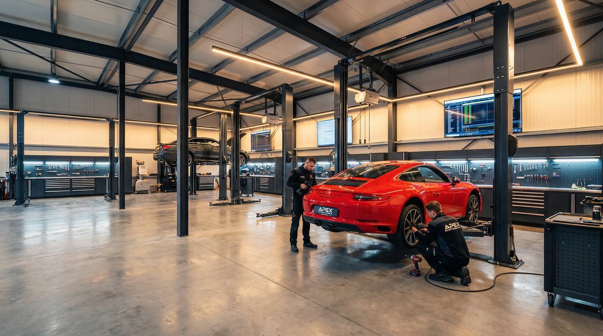 国产汽车改装门店实景